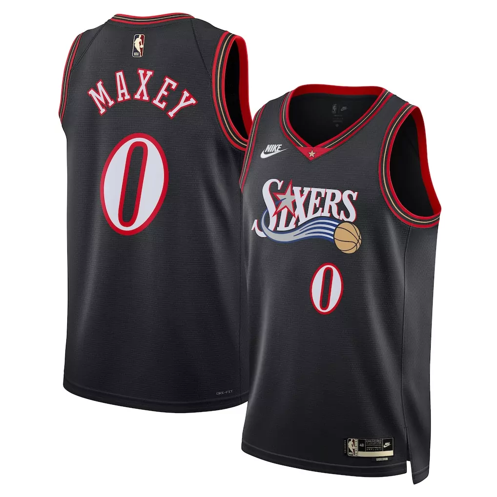 tyrese maxey philadelphia 76ers nike unisex swingman jersey association edition white