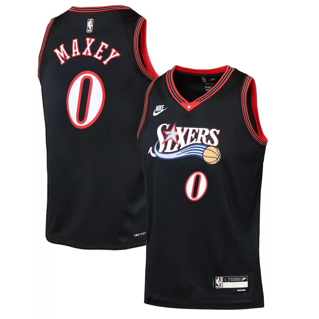 tyrese maxey philadelphia 76ers nike unisex swingman jersey association edition white