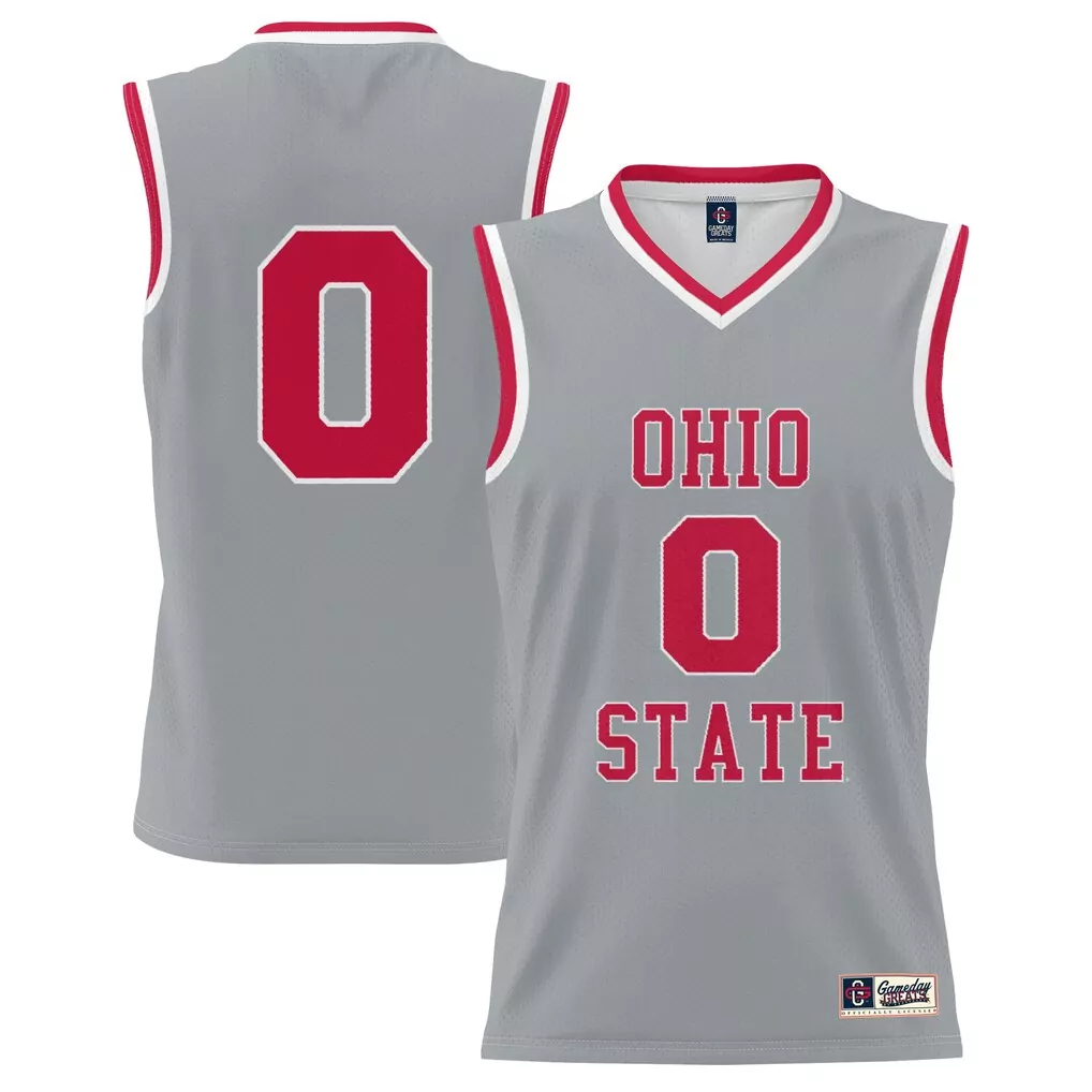 0 ohio state buckeyes gameday greats ice hockey jersey scarlet