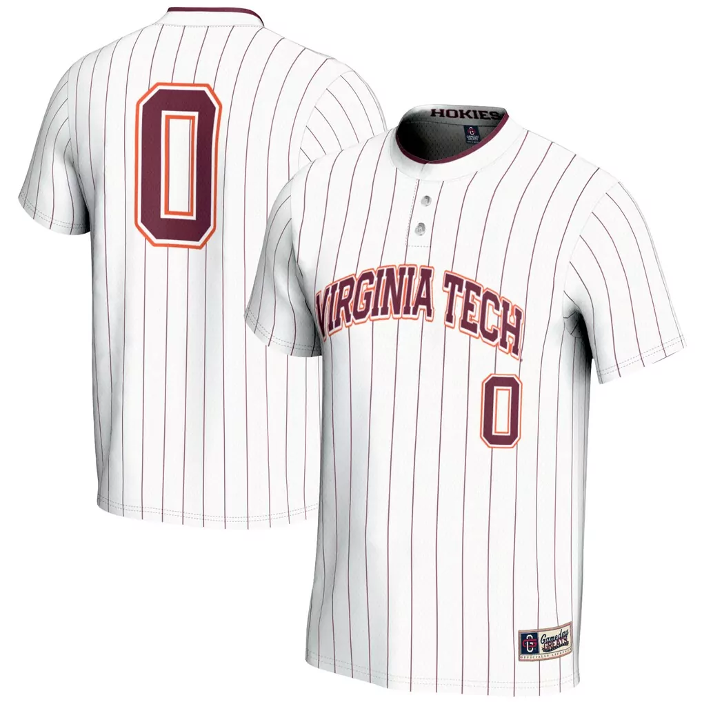 0 virginia tech hokies gameday greats unisex lightweight women s soccer jersey white