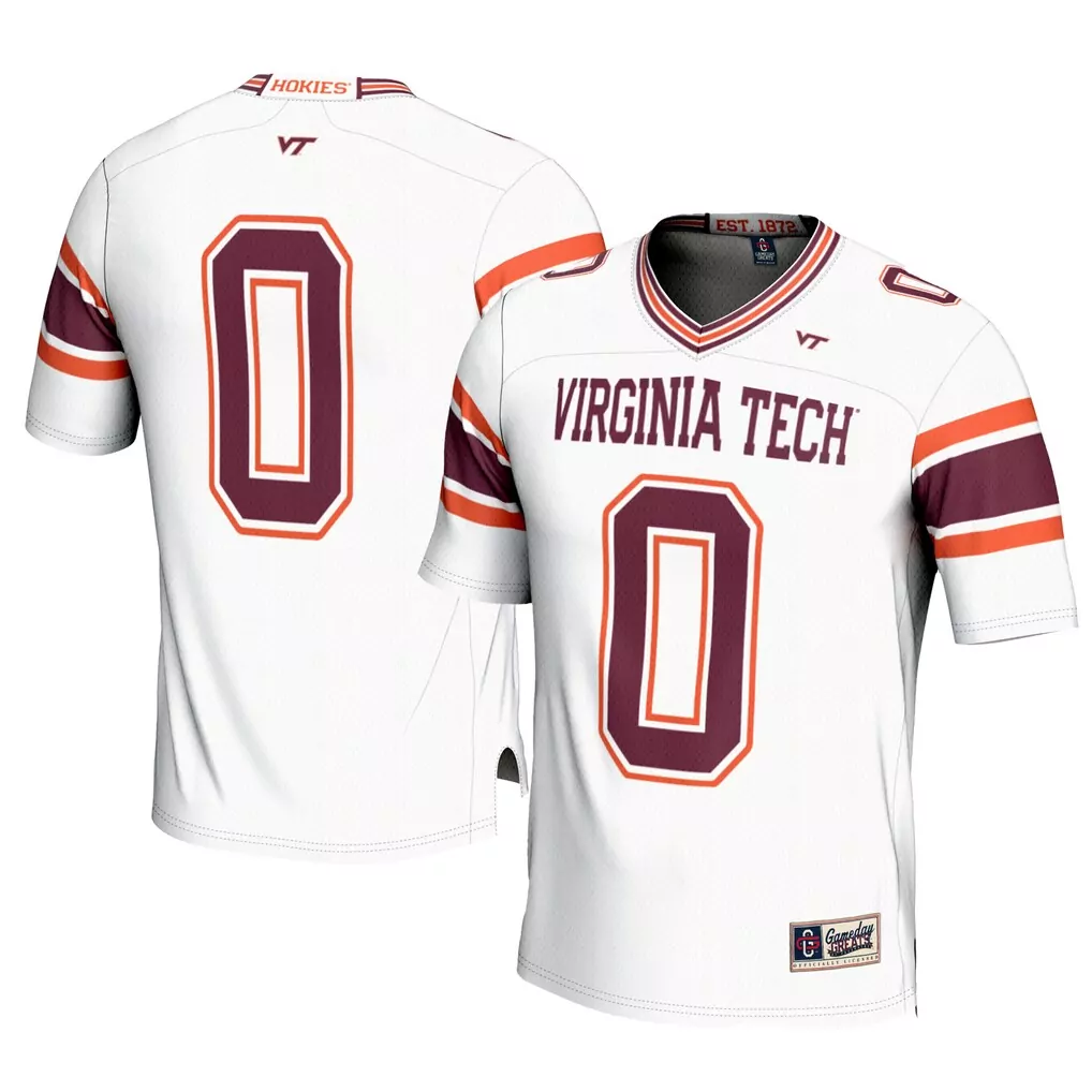 0 virginia tech hokies gameday greats youth football jersey black
