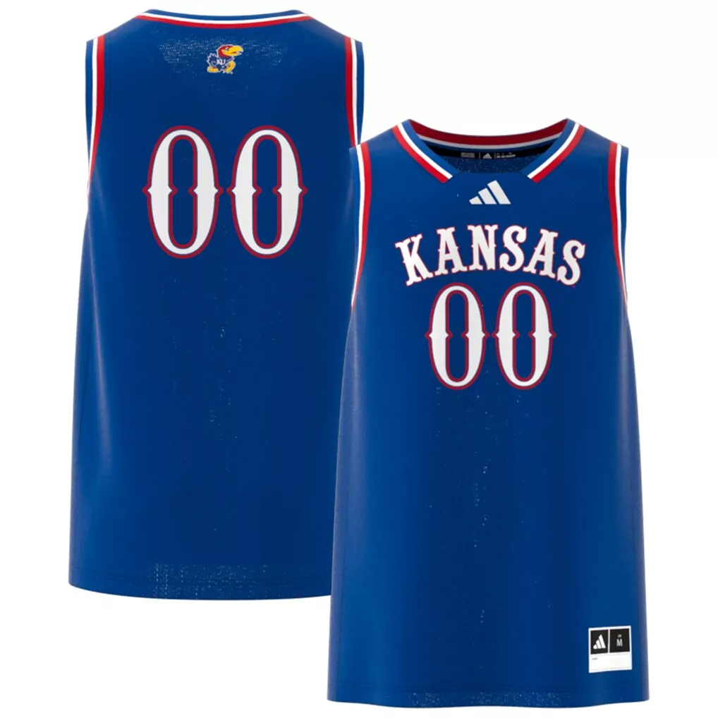 00 kansas jayhawks adidas black history month basketball jersey royal red