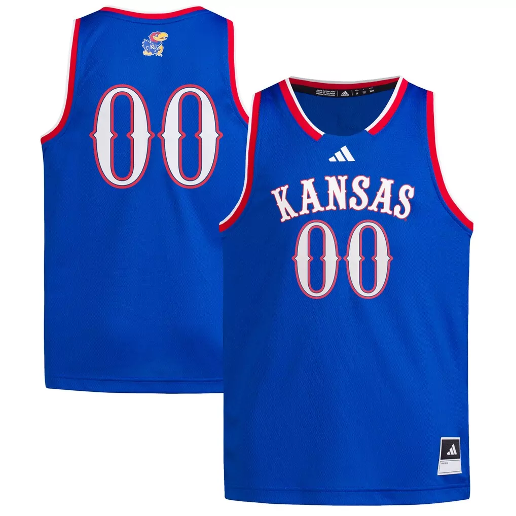 00 kansas jayhawks adidas swingman jersey white