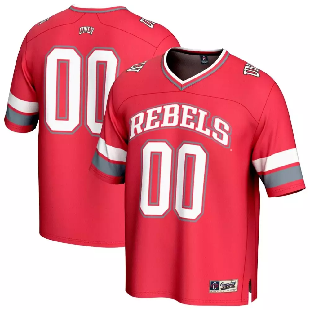 00 UNLV Rebels Gameday Greats Lightweight Collegiate Football Jersey | Scarlet | Fan Gear | For Men, Women & Youth