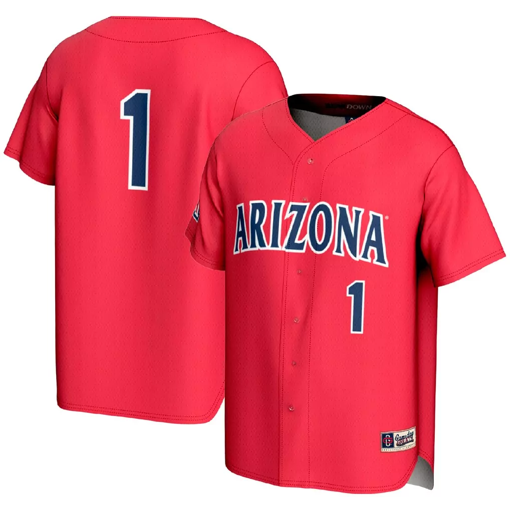 1 arizona wildcats gameday greats youth lightweight baseball fashion jersey gray