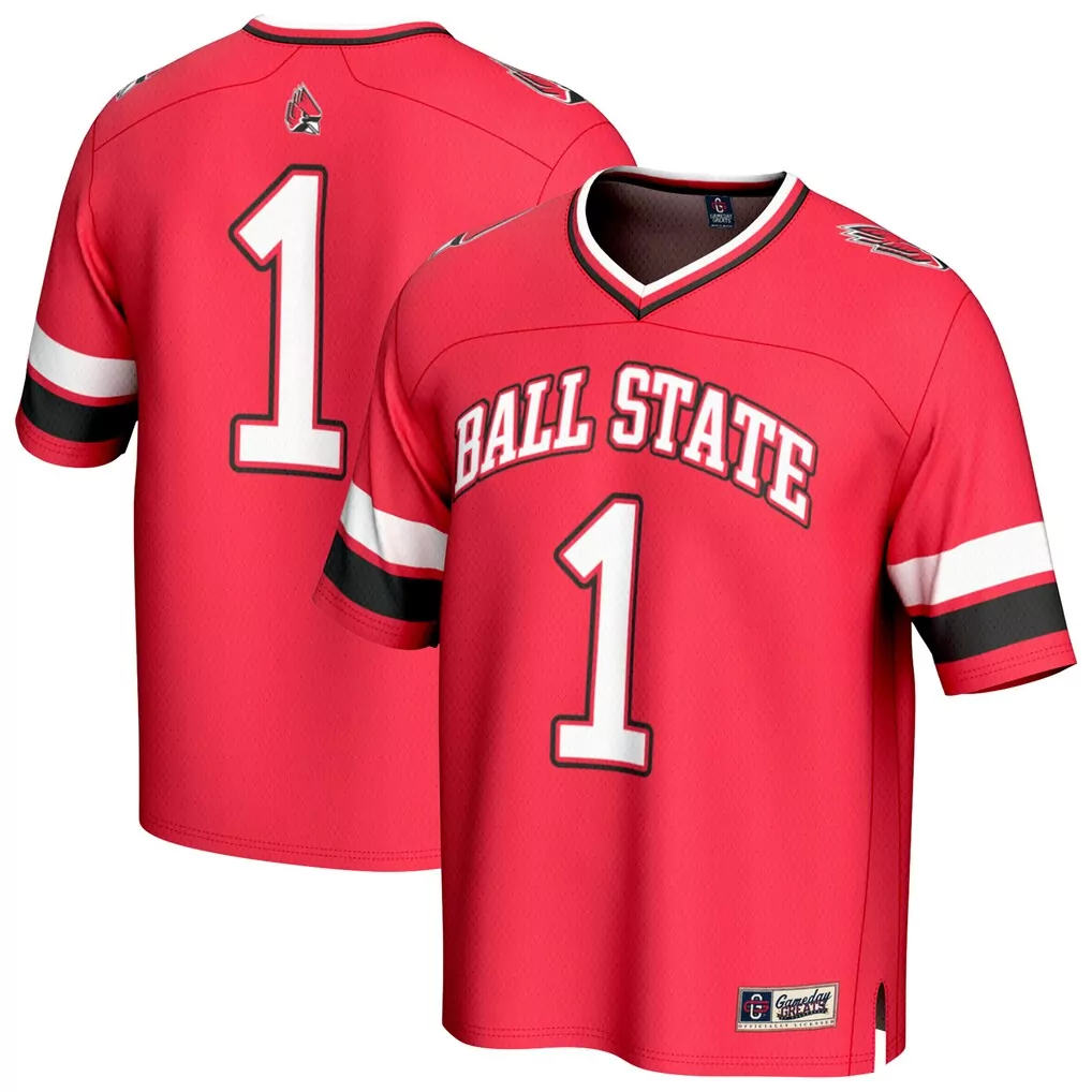 1 ball state cardinals gameday greats youth lightweight collegiate baseball fashion jersey white