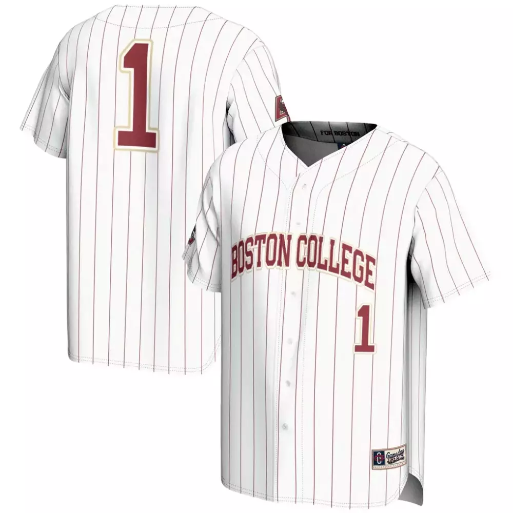 1 boston college eagles gameday greats lightweight baseball fashion jersey white
