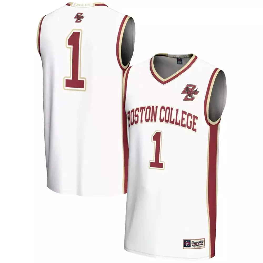 1 boston college eagles gameday greats unisex lightweight basketball jersey white