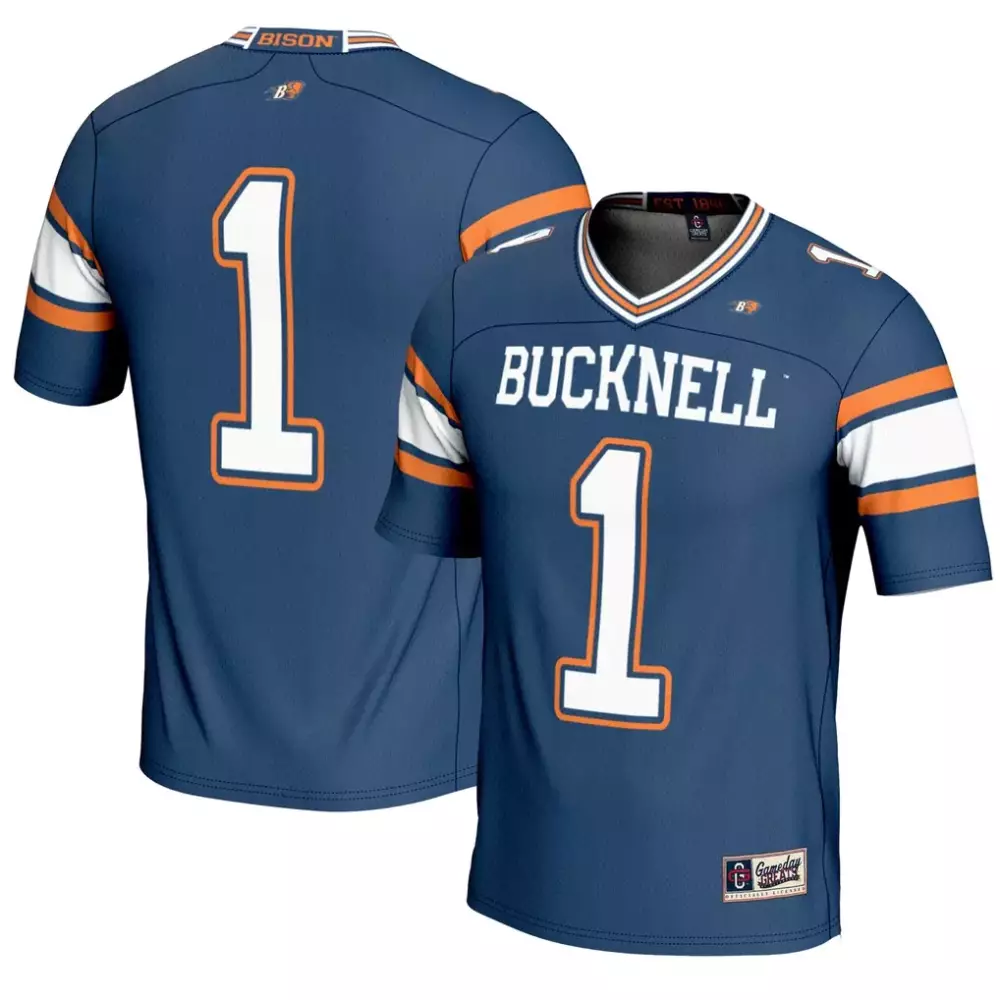 Bucknell Bison Gameday Greats Youth Endzone Football Jersey | Blue | Stylish Fan Gear for Kids | For Men, Women & Youth