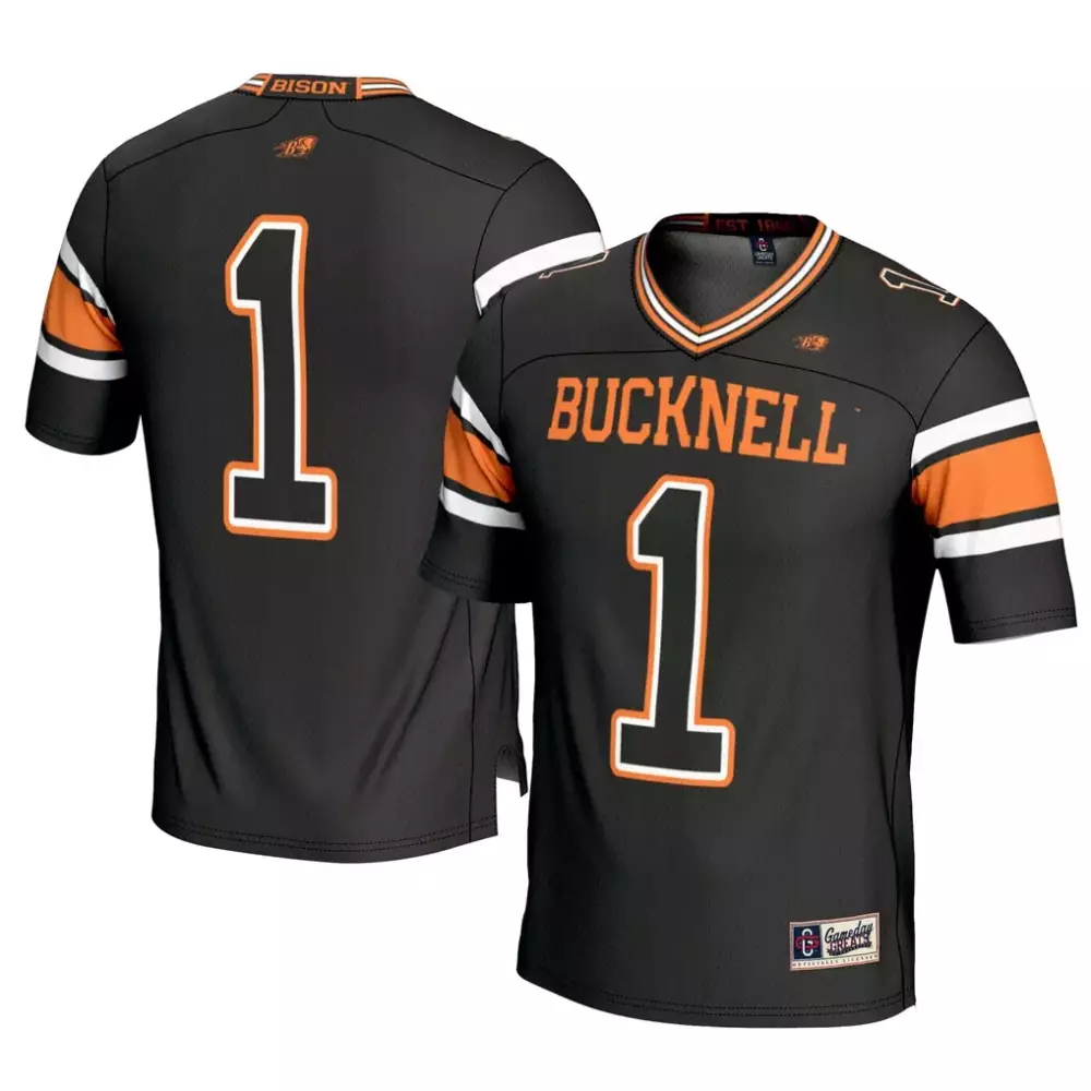 Bucknell Bison Gameday Greats Youth Football Jersey | Black | Essential Fan Gear for Kids | For Men, Women & Youth