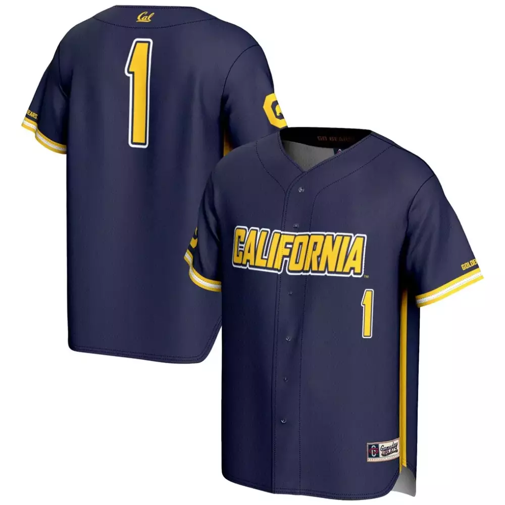 1 cal bears gameday greats lightweight baseball jersey navy