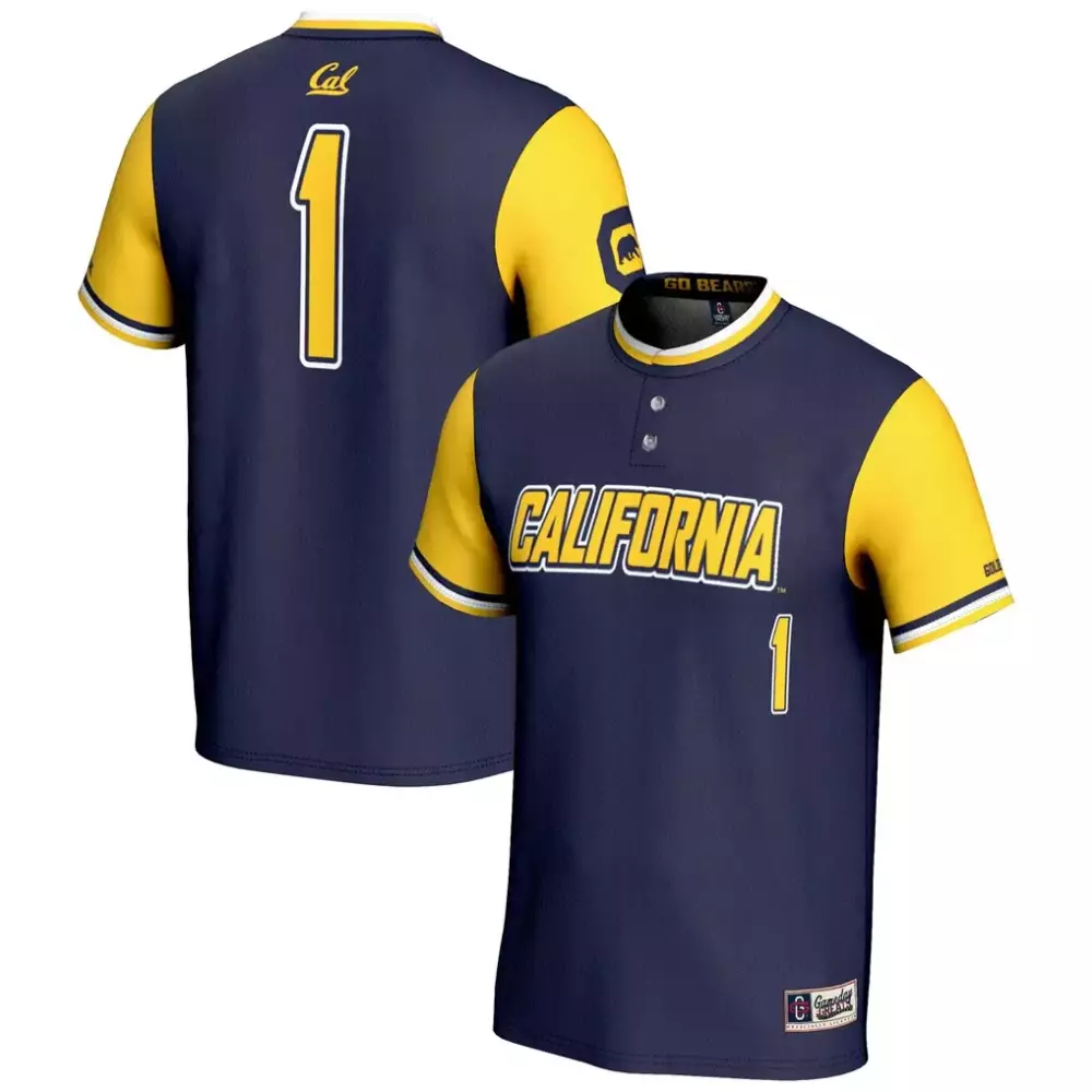 1 cal bears gameday greats lightweight softball jersey navy
