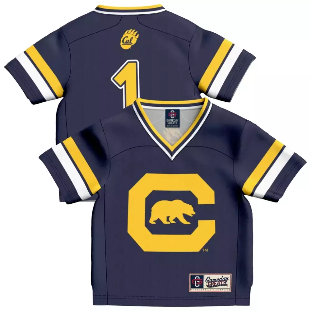 1 cal bears gameday greats lightweight softball jersey navy