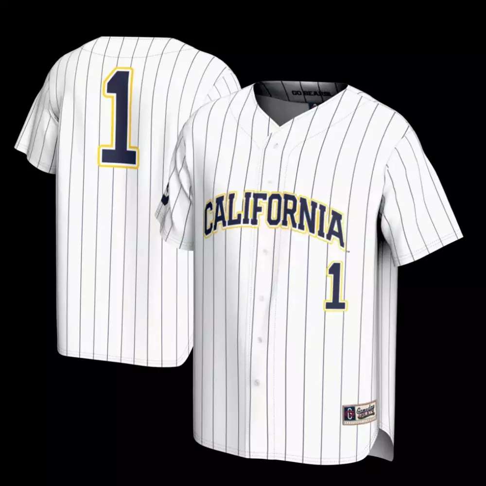 1 cal bears gameday greats youth lightweight baseball fashion jersey white