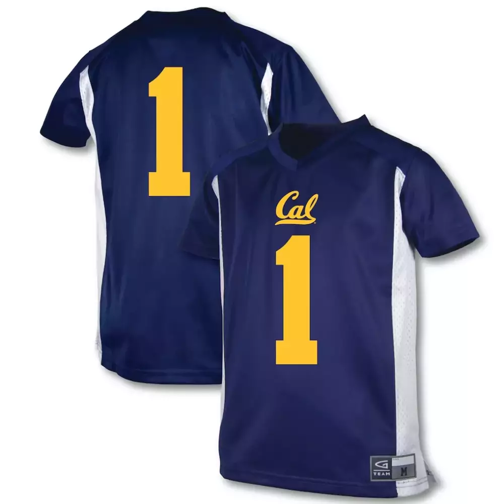 1 cal bears garb youth football jersey blue