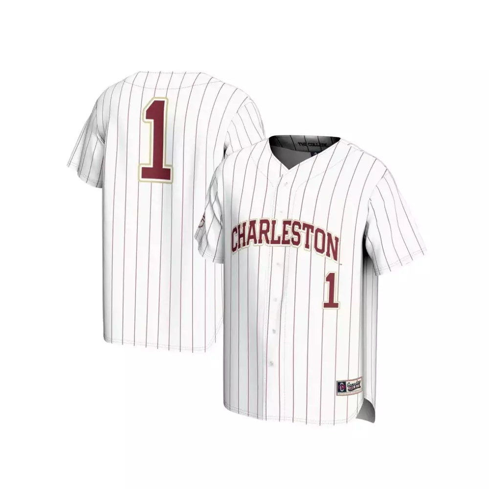 Unisex White Charleston Cougars Gameday Greats Lightweight Baseball Jersey | Fashion Fan Gear for Game Day | For Men, Women & Youth