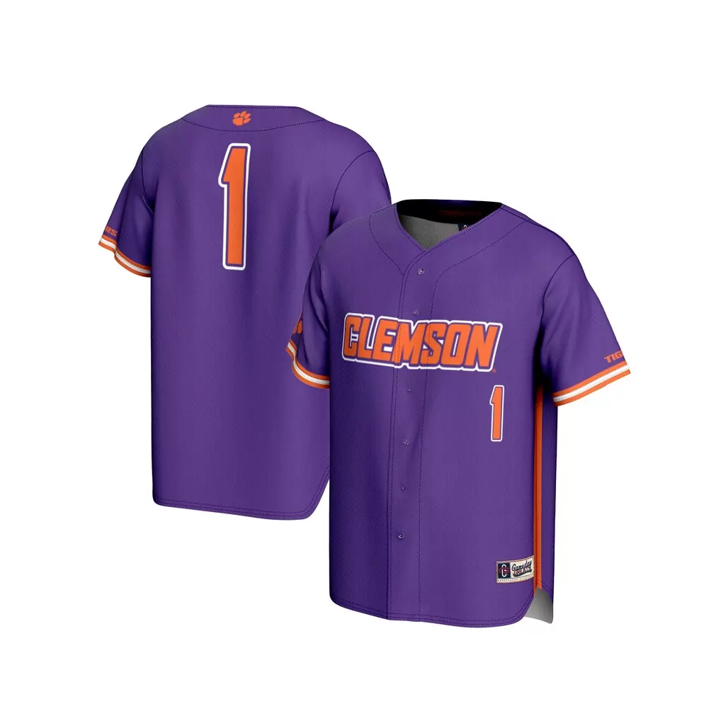 1 clemson tigers gameday greats lightweight basketball jersey white