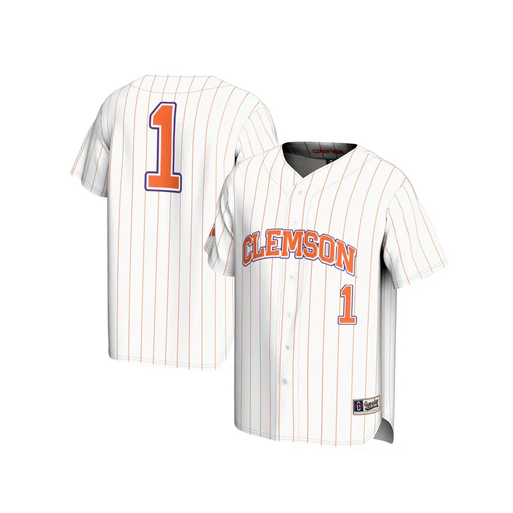 1 clemson tigers gameday greats lightweight basketball jersey white