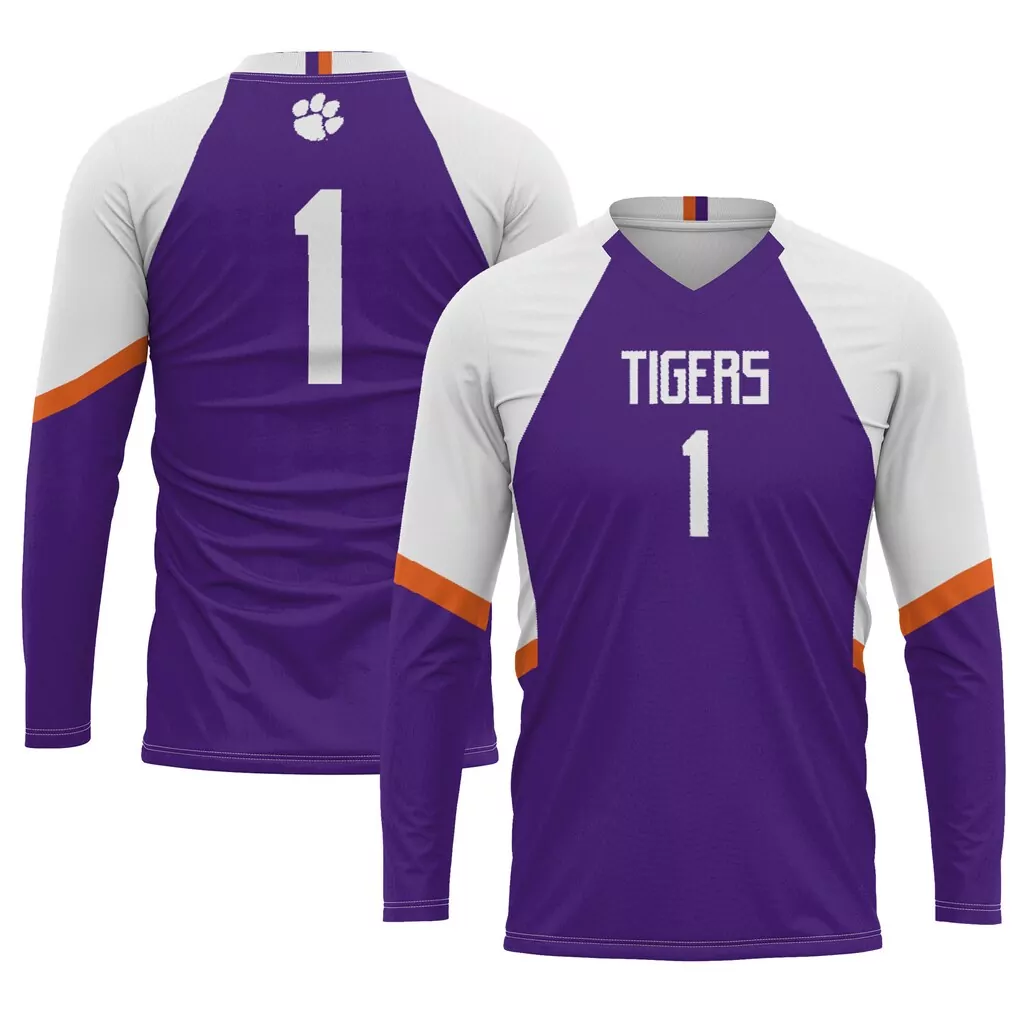 1 clemson tigers gameday greats unisex lightweight softball jersey white