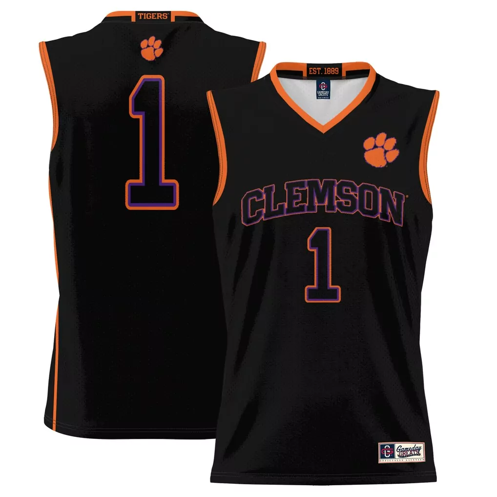 1 clemson tigers gameday greats youth lightweight baseball fashion jersey orange