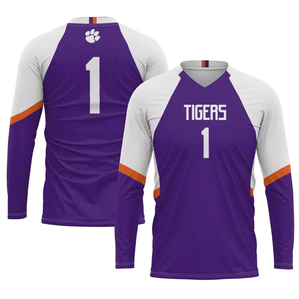 1 clemson tigers gameday greats youth lightweight soccer jersey orange