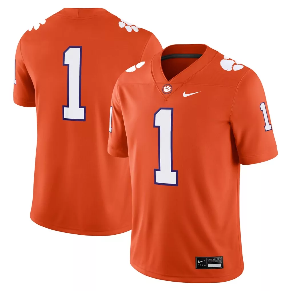 1 clemson tigers gameday greats youth lightweight women s volleyball jersey white