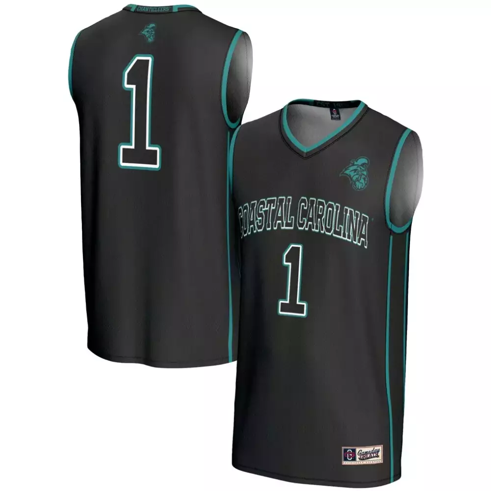 Coastal Carolina Chanticleers Unisex Gameday Greats Basketball Jersey | Black Lightweight Style | For Men, Women & Youth