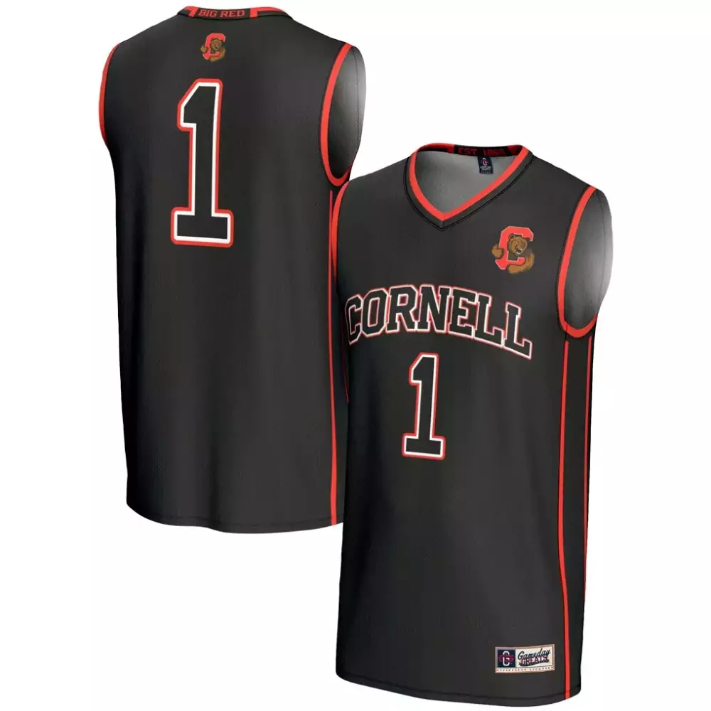 Cornell Big Red Gameday Greats Unisex Lightweight Basketball Jersey Black | Fashion Fan Gear for Game Day | For Men, Women & Youth