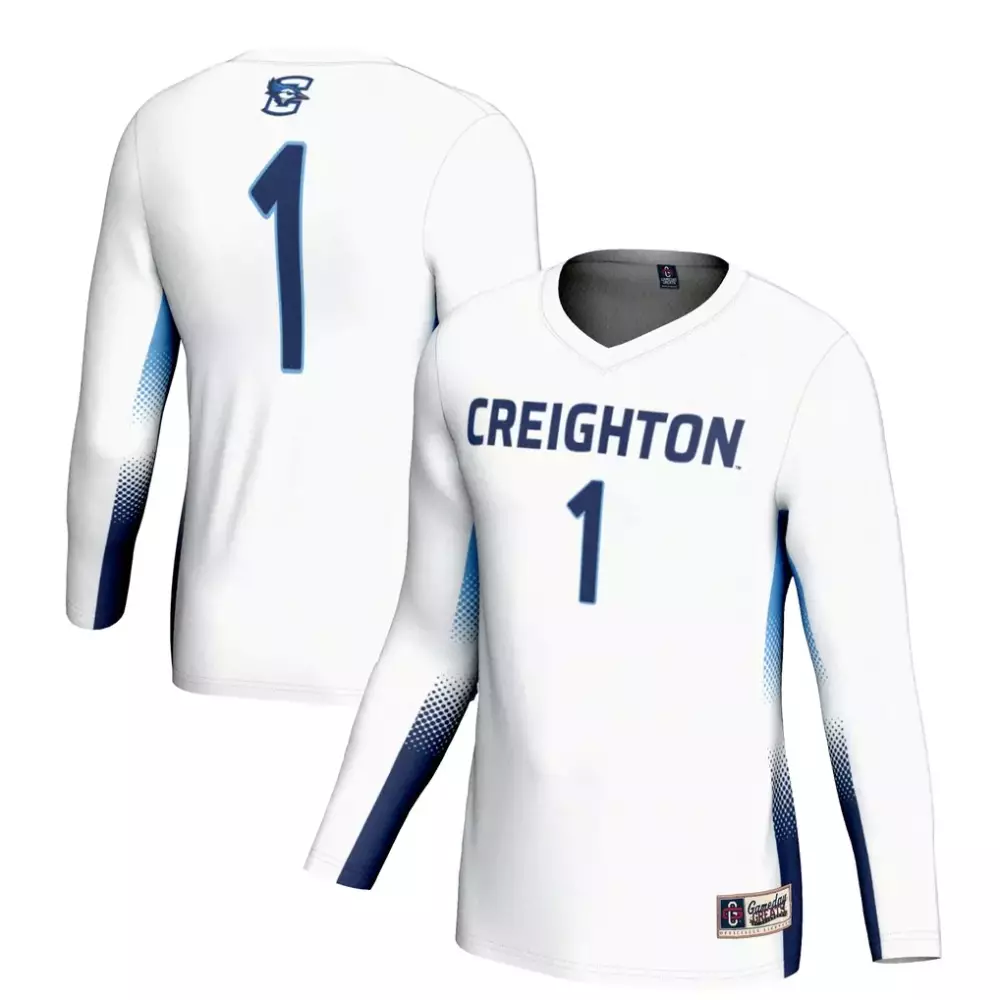 Youth Creighton Bluejays Gameday Greats Women's Volleyball Jersey | Lightweight White Fan Gear | For Men, Women & Youth