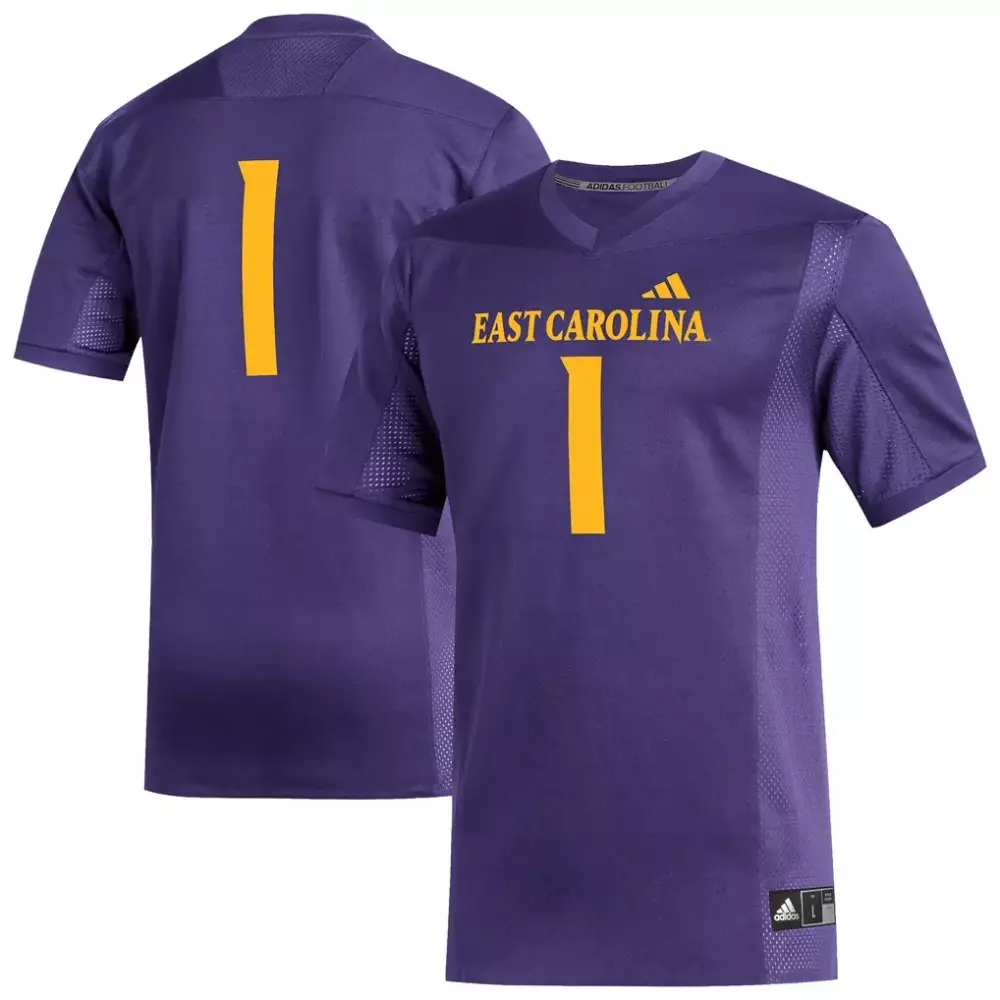 1 ECU Pirates Adidas Replica Football Jersey | Purple | Essential Fan Gear for Men, Women & Youth