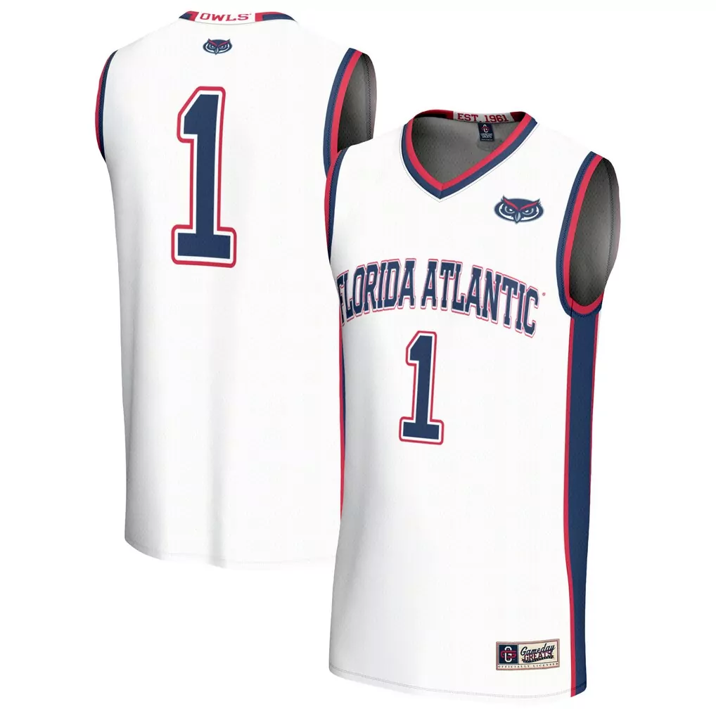 1 florida atlantic owls gameday greats youth lightweight basketball jersey navy