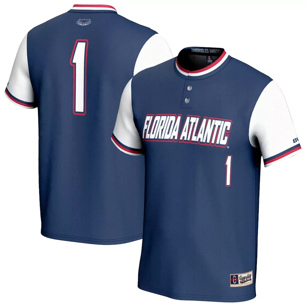 1 florida atlantic owls gameday greats youth lightweight basketball jersey navy