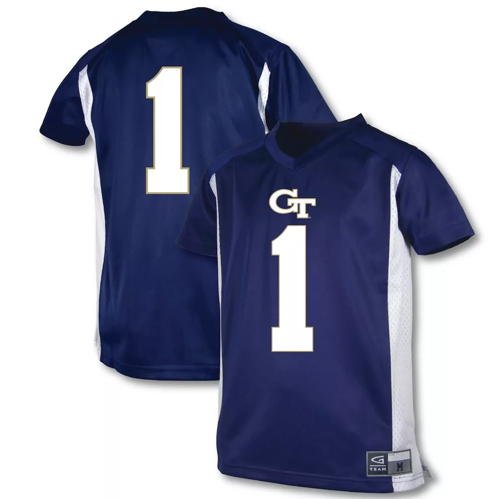 1 georgia tech yellow jackets adidas youth swingman jersey gold