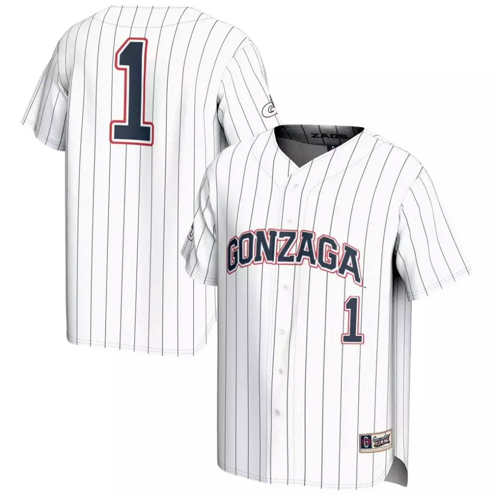1 gonzaga bulldogs gameday greats unisex lightweight basketball fashion jersey navy
