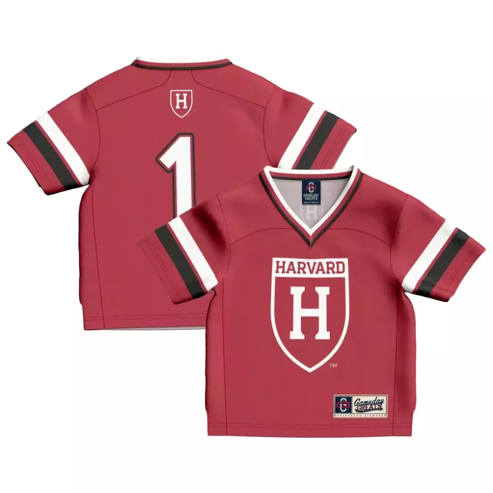 1 harvard crimson gameday greats lightweight collegiate football fashion jersey crimson