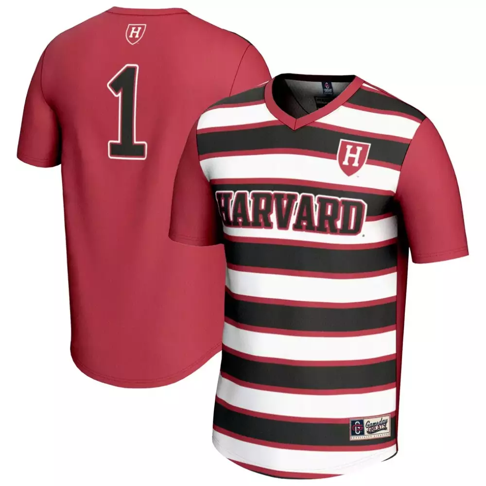1 harvard crimson gameday greats lightweight collegiate football fashion jersey crimson