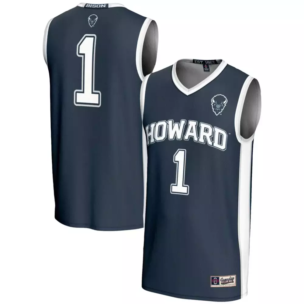 Howard Bison Gameday Greats Lightweight Basketball Jersey | Navy | Game Day Outfit for Men, Women & Youth
