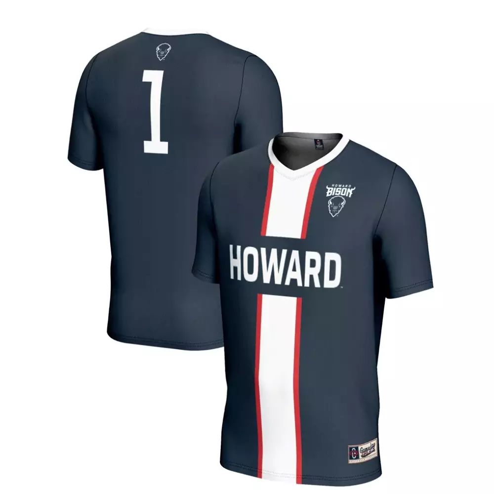 Howard Bison Gameday Greats Lightweight Soccer Jersey | Navy | Fan Gear for Men, Women & Youth