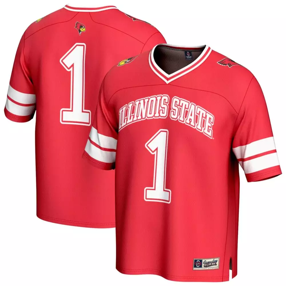 Illinois State Redbirds Gameday Greats Unisex Lightweight Collegiate Football Jersey | Red | Limited Edition Fan Gear | For Men, Women & Youth