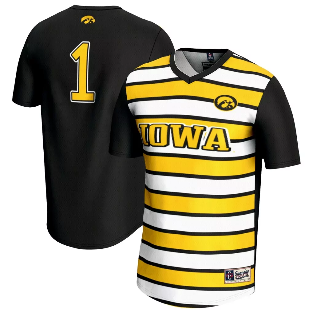 1 iowa hawkeyes gameday greats unisex lightweight basketball jersey pink