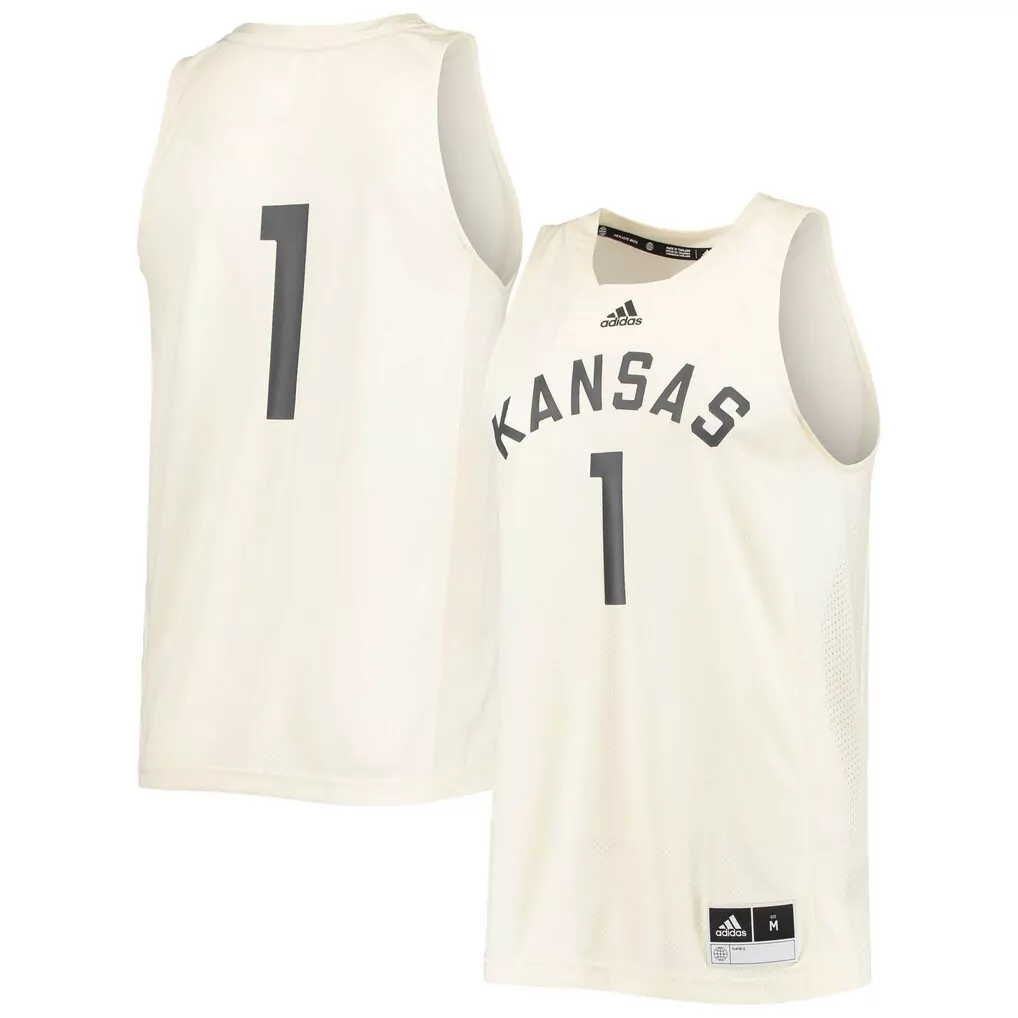 00 kansas jayhawks adidas swingman jersey white