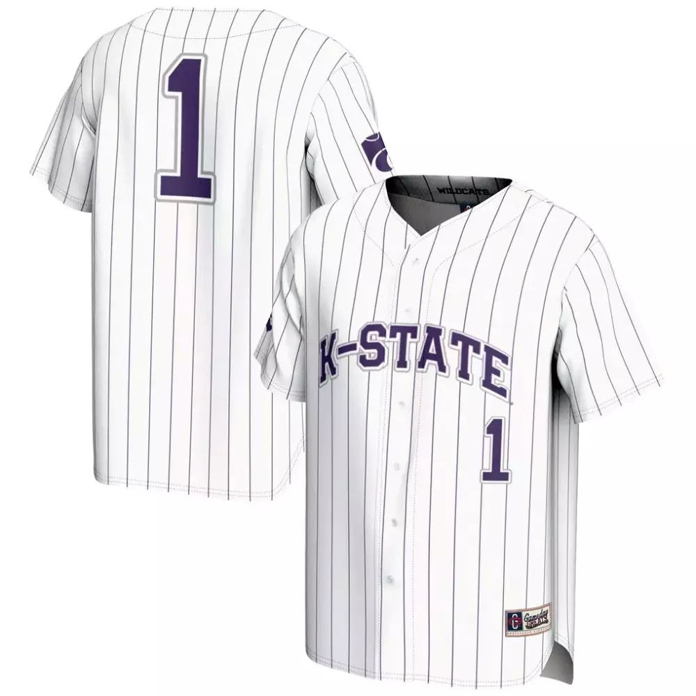 1 kansas state wildcats gameday greats lightweight baseball jersey purple