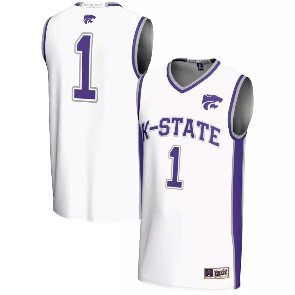 1 kansas state wildcats gameday greats lightweight baseball jersey purple