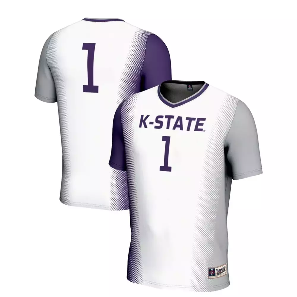 1 kansas state wildcats gameday greats unisex lightweight basketball jersey purple