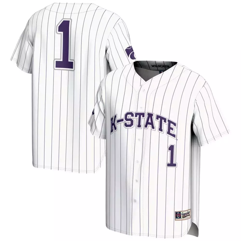 1 kansas state wildcats gameday greats youth lightweight baseball jersey white