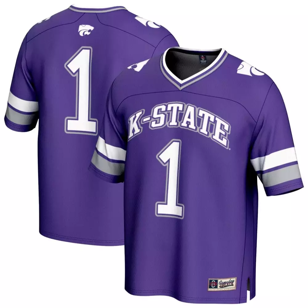 1 kansas state wildcats gameday greats youth lightweight baseball jersey white