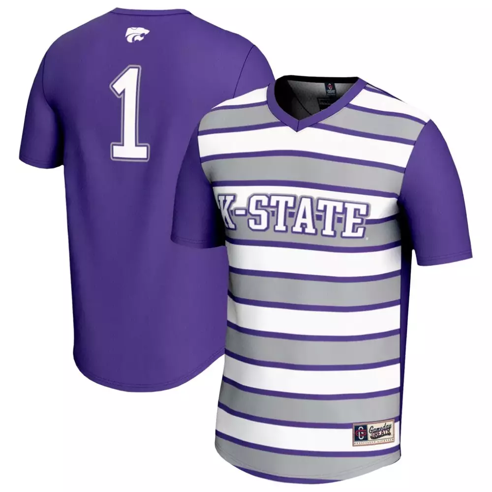 1 kansas state wildcats gameday greats youth lightweight soccer fashion jersey purple