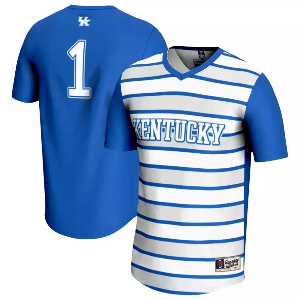 1 Kentucky Wildcats Gameday Greats Lightweight Soccer Fashion Jersey | Royal | Perfect Fan Gear | For Men, Women & Youth