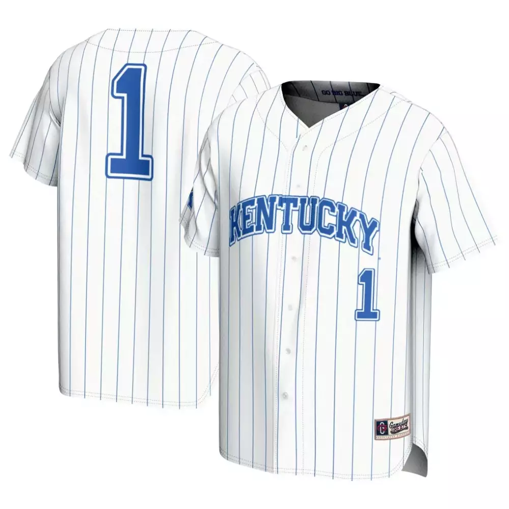 1 kentucky wildcats gameday greats unisex lightweight softball fashion jersey white