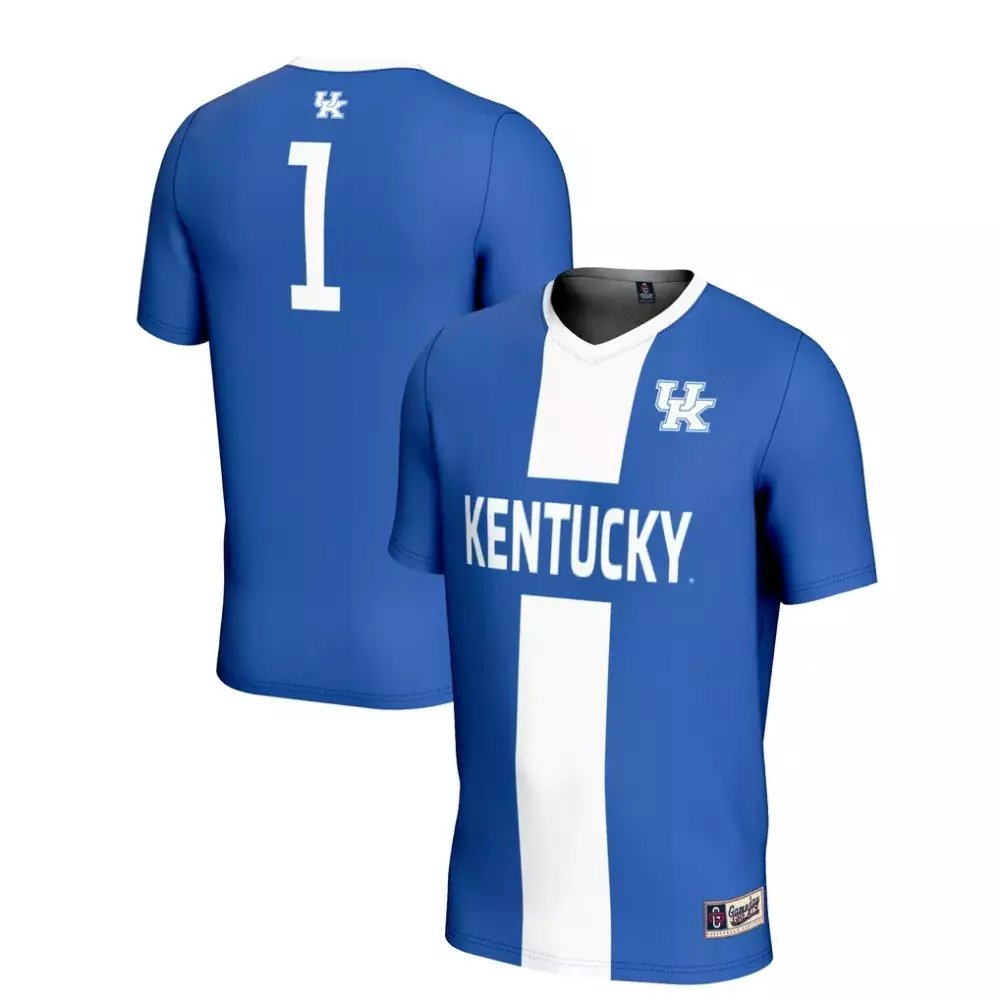 1 kentucky wildcats gameday greats youth lightweight soccer fashion jersey royal